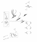 Ignition Diagram and Parts List for 122Q02-0135-B1  Briggs and Stratton Engine